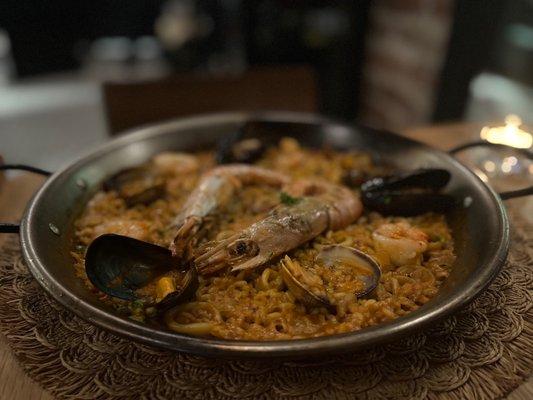 Paella de mariscos