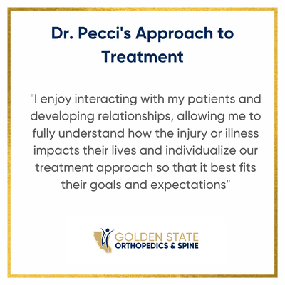 Dr Pecci approach to treatment.