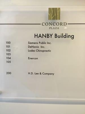 Dr. Lodes is located in the Concord Plaza in the Hanby Building