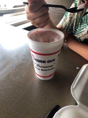 Strawberry shake - thick