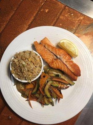 Hibachi Salmon