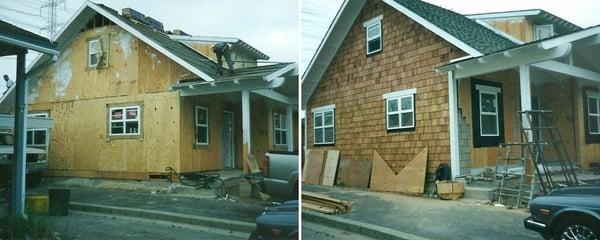 New shingle & siding installation Los Angeles, CA.