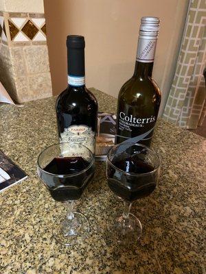 Colorado wine, Coloradeaux from Colterris, great advice, and a Valpolicella, can't go wrong.