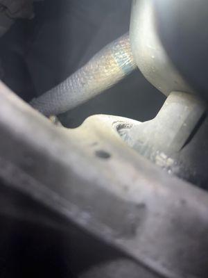 Bad lower control arm