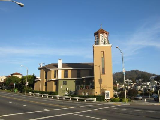 St. John's United Church of Christ, 501 Laguna Honda Blvd. from Woodside.