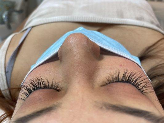 Eyelash extensions at White 908-812-8686