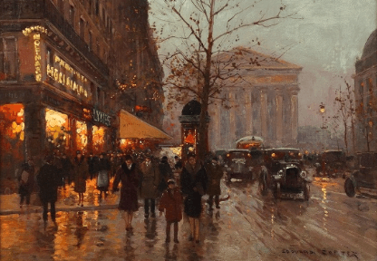 Edouard Cortes (French 1882 - 1969)
 'Paris'