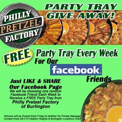 Find Us on Facebook!  https://www.facebook.com/pages/Philly-Pretzel-Factory-of-Burlington-NJ/259090794250248