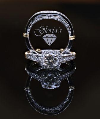 2 tone wedding set