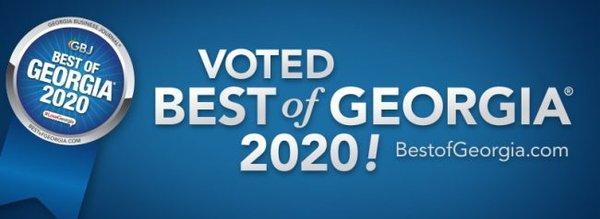 Voted Best of Georgia 2020!