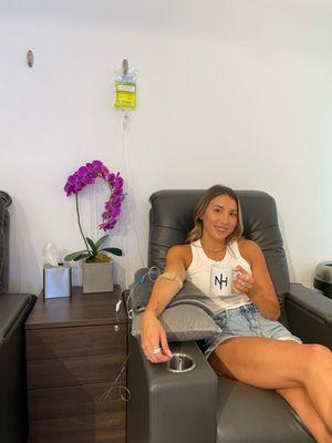 IV Therapy tailored to your needs and administered by a licensed provider: Super Immune IV, Stress IV, Detox IV, Hangover IV, and more.