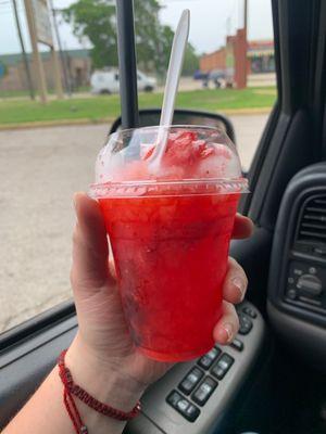 Small strawberry raspa