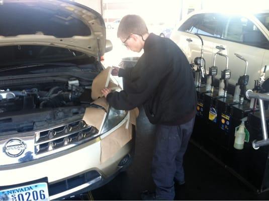 Now doing headlight cleaning