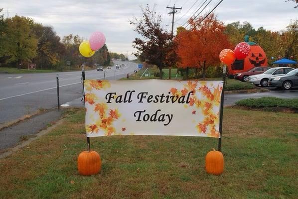 They hold an annual Fall Festival full of fun games.