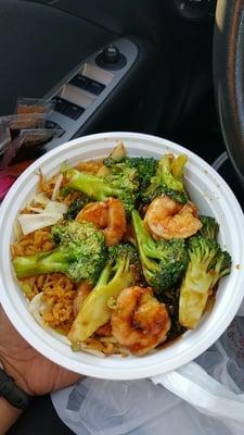 Shrimp & broccoli w/fried rice