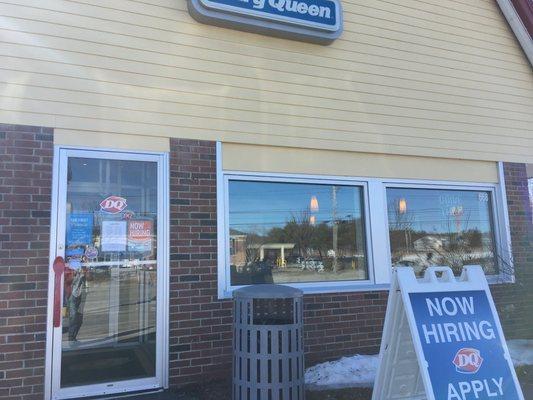 Great ice cream treats and service and, noticing the sign, great owners to work for.