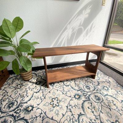 Modern Walnut Bench