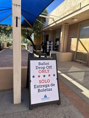 Pima County Recorder office on Broadway.  Voted!