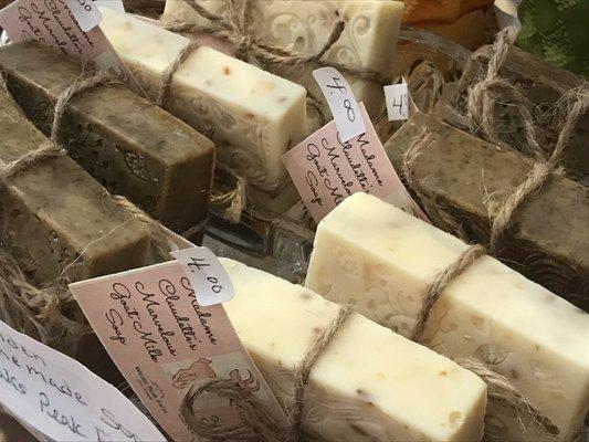 Local made goat milk soap