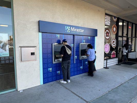 Mirastar New ATMs in place located at Mirastar Federal Credit Union, Almaden Branch in South San Jose.