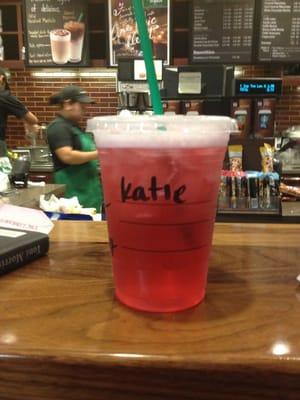 Finally got my name right! Passion Tea no sweetener