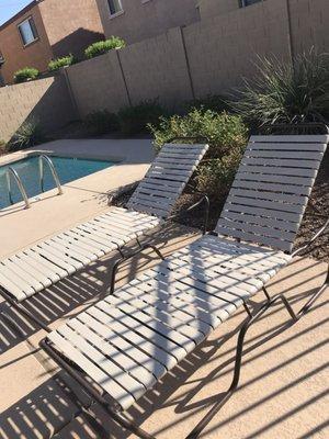 Pool chairs