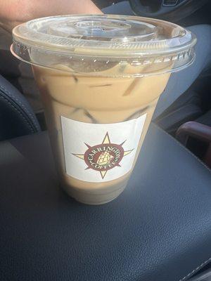 Chocolate macadamia nut iced latte