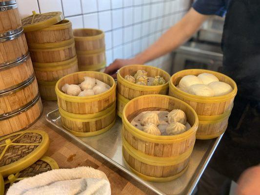 Dim sum selection