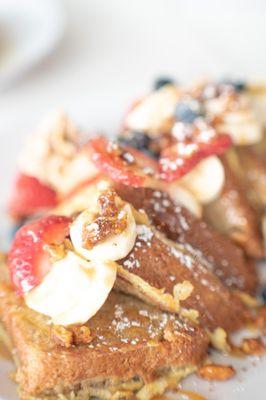 Banana bread French toast