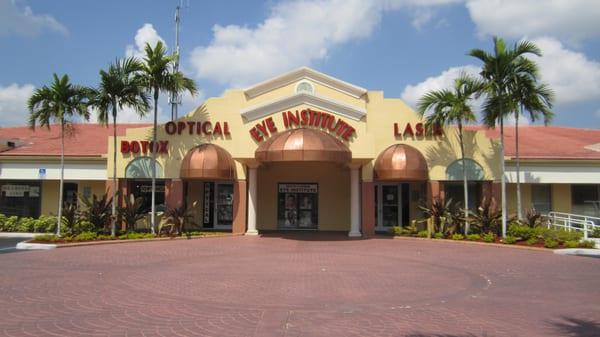 Front of South Florida Eye Institute.