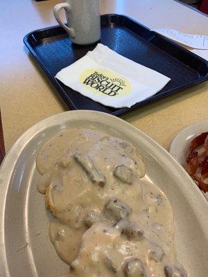 Biscuits and gravy