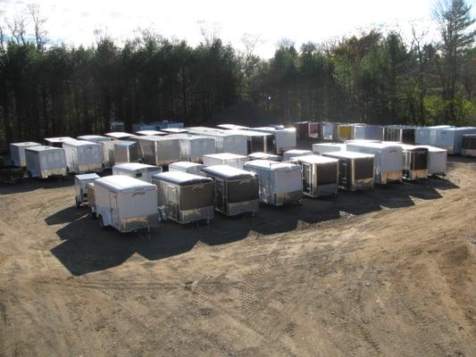 The West Lot-trailer holding area