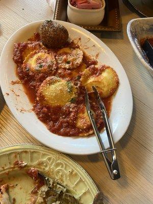 Fried ravioli