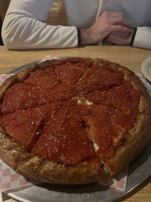 Pepperoni deep dish