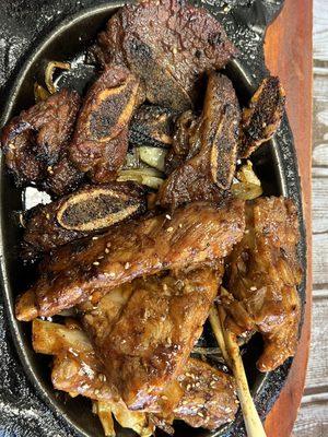 Kalbi and BBQ Ribs