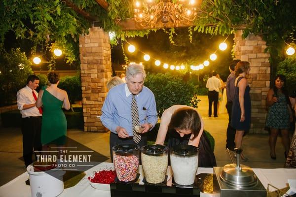 Ice Cream and topping bar