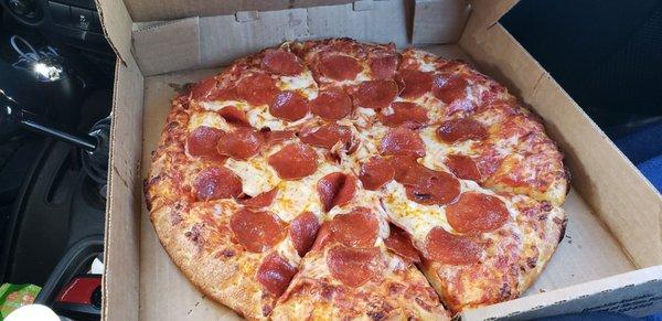 Pepperoni pizza