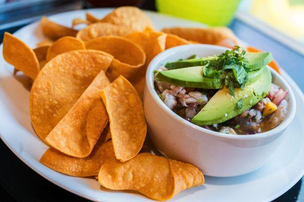 Shrimp Ceviche with Mango every Sunday