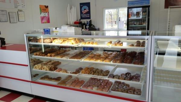 Donuts, Cake, Breakfast sandwiches all made fresh.