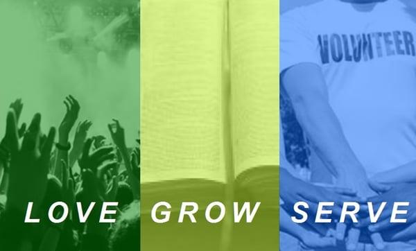 Our mission and our vision is to Love, Grow, and Serve for the growth of God's kingdom.