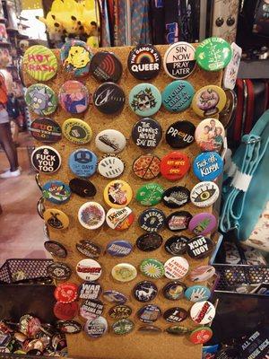 Always a good selection of fun badges