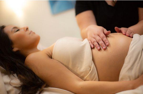 Prenatal Massage  & Prenatal Arvigo Maya Abdominal Therapy combo available only in the 90 min prenatal massage sessions.