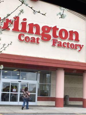 Entrance to Burlington Coat Factory.