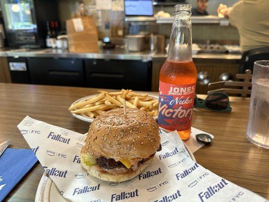 'Fallout' promotional special- $3.33 for a cheeseburger and a Nuka Cola