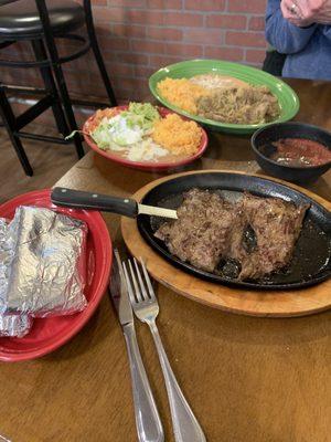 Carne, Asada and chili Verde