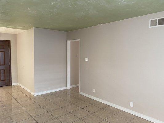 No more popcorn ceiling!!!