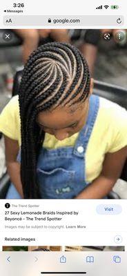 Lemonade braids