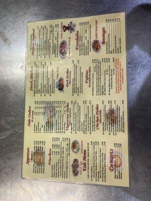 Menu 2/2