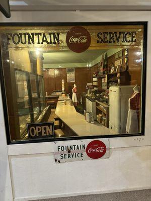 Soda Fountain display