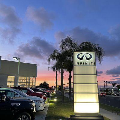 Red sky at night, sailor's delight. Tomorrow's going to be a beautiful day to buy a new INFINITI at INFINITI of South Bay!